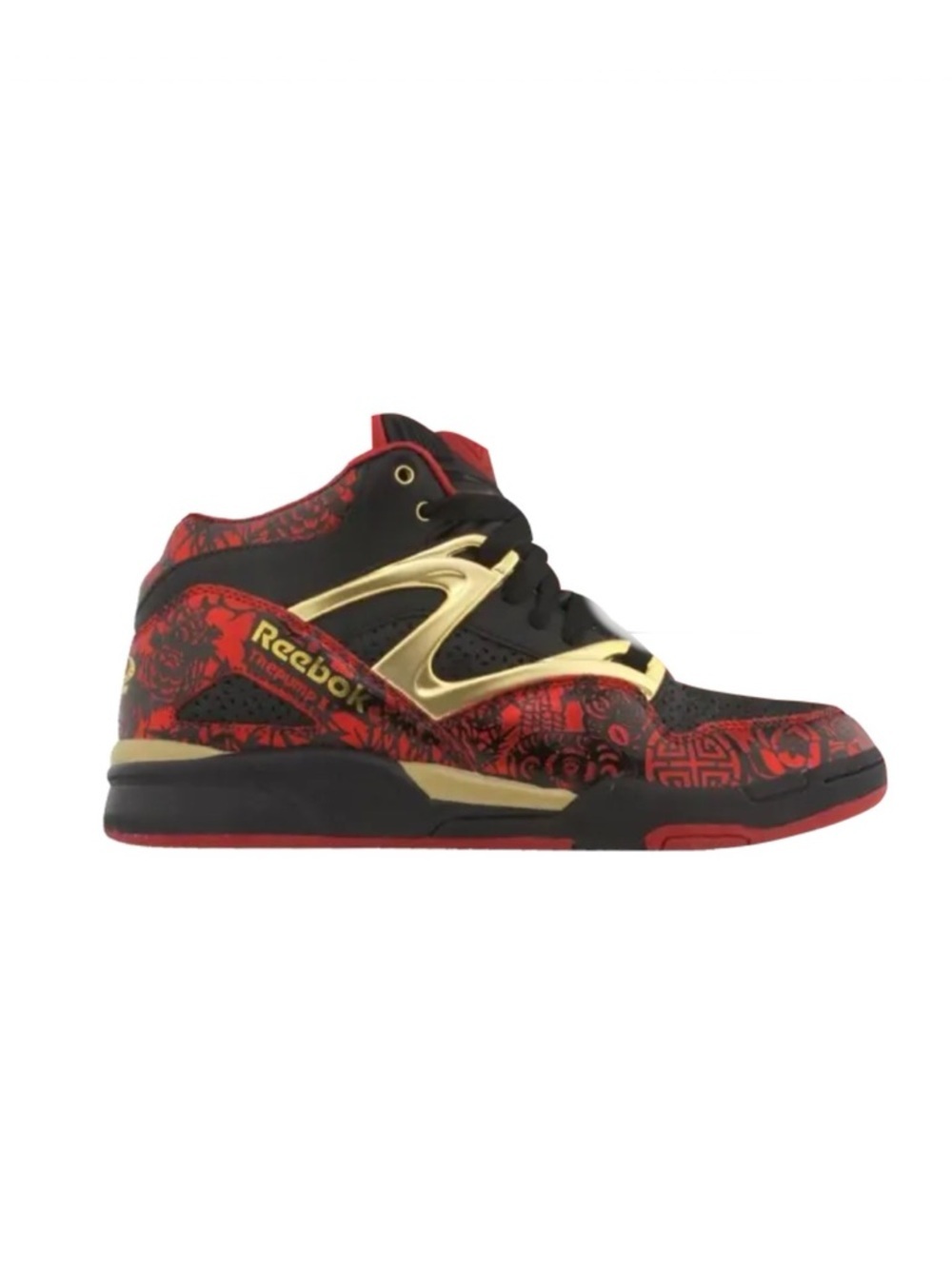 Reebok The Pump Omni Lite CNY Year of the Ox Sneakers Box & Laces Size 10
